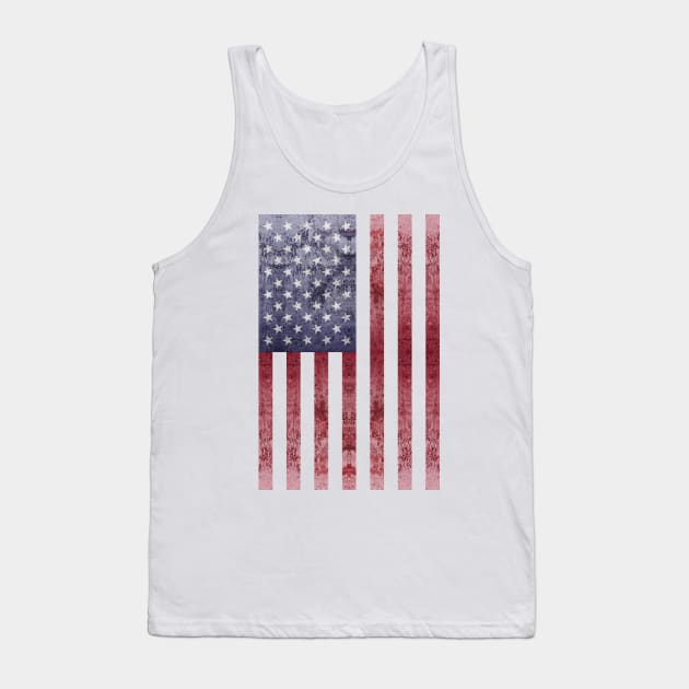 Flag of the United States of America Tank Top by StudioGrafiikka